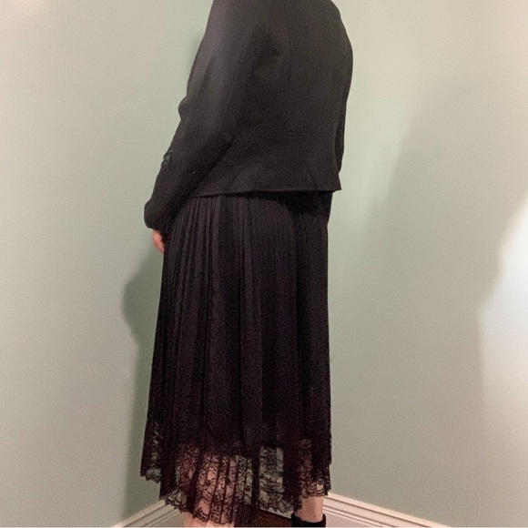 CLUB MONACO lace trim pleated midi skirt - Picture 12 of 13